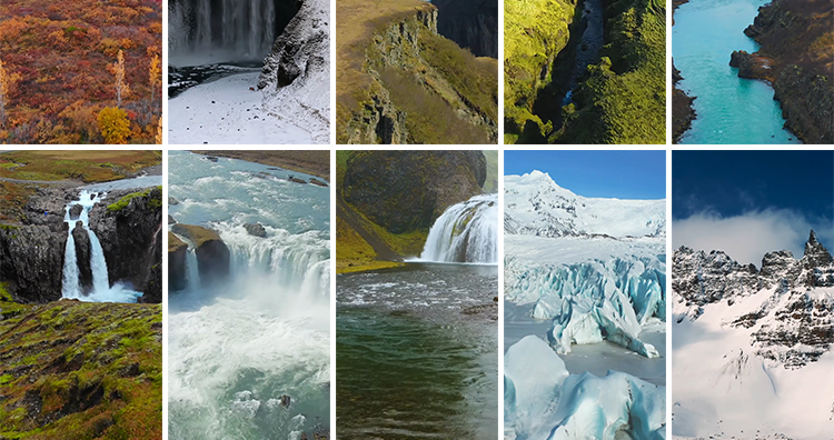 自然风景大海山川山河大海岛屿海边抖音快手自媒体高清短视频素材