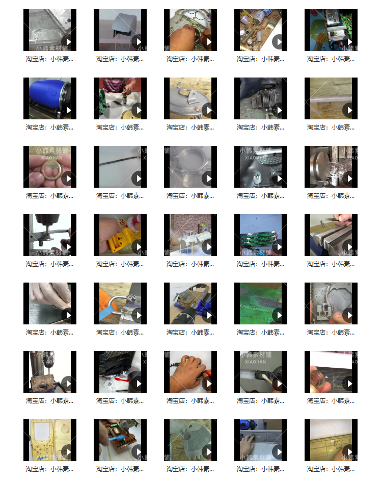 手艺人旧物翻新修复手工国外解压视频高清减压横屏短视频剪辑素材