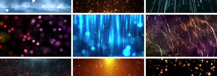 唯美梦幻粒子星空光酒吧表演出直播动态背景舞台LED高清视频素材