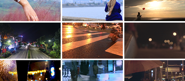 人物背影情感爱情励志伤感孤独城市夜晚街道唯美拍街景短视频素材