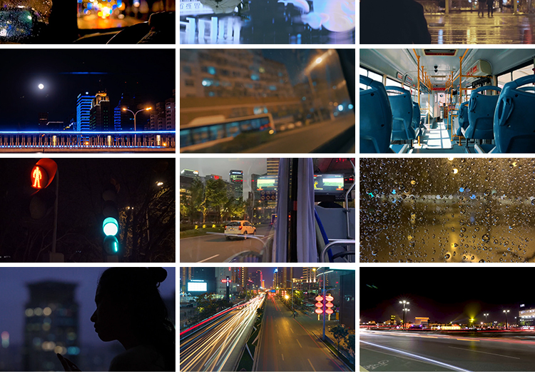 人物背影情感爱情励志伤感孤独城市夜晚街道唯美拍街景短视频素材