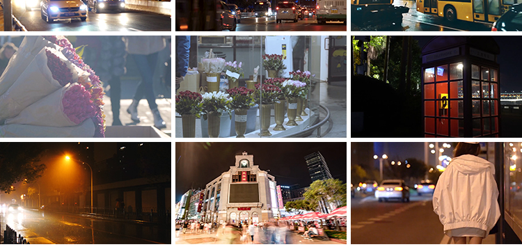 人物背影情感爱情励志伤感孤独城市夜晚街道唯美拍街景短视频素材