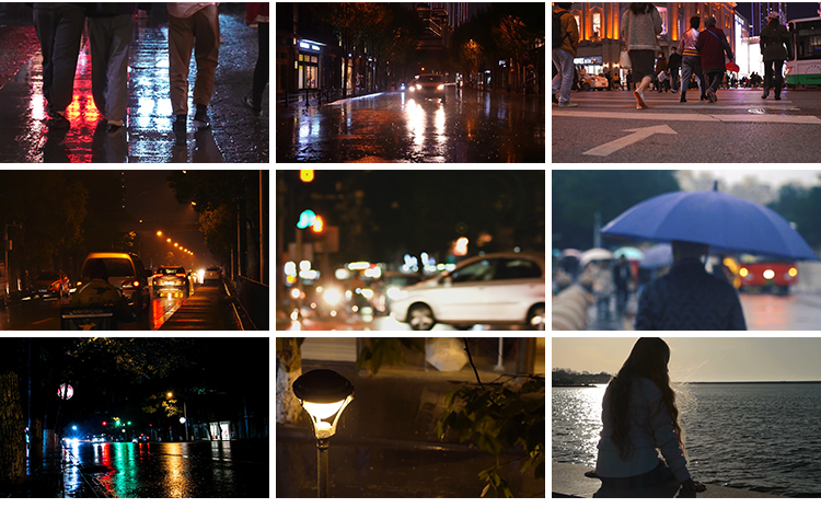 人物背影情感爱情励志伤感孤独城市夜晚街道唯美拍街景短视频素材