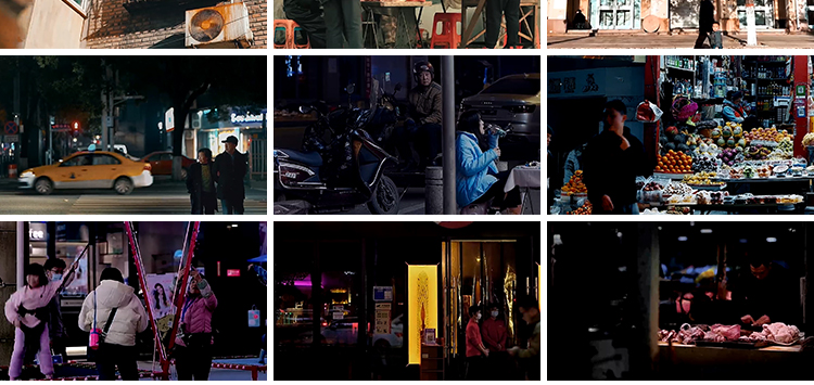 街头日常生活百态人文百姓现代市井人物夜景抖音自媒体短视频素材