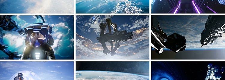 航天宇航太空人科幻宇宙飞船科技航空宇航员科学探索背景视频素材