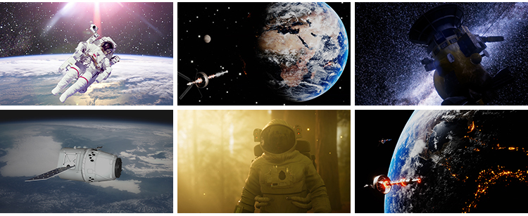 航天宇航太空人科幻宇宙飞船科技航空宇航员科学探索背景视频素材