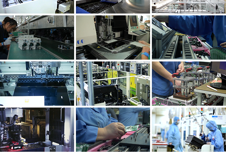 电子厂工人流水线车间工厂电子科技制造组装高清实拍剪辑视频素材