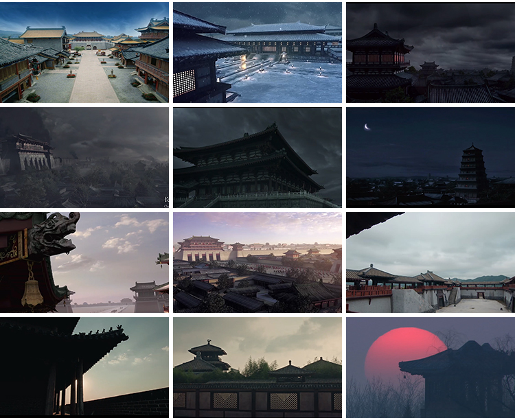 古代建筑汉唐战国春秋宫殿金銮王朝皇帝上朝封建筑宫廷短视频素材