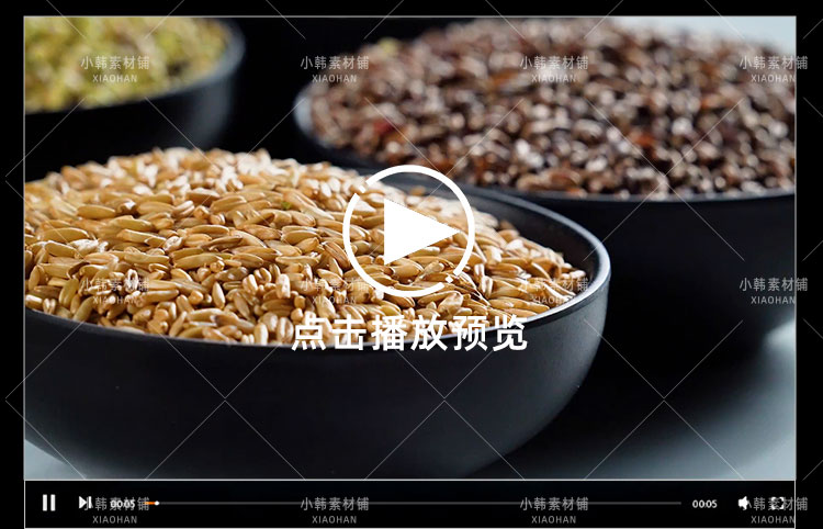 美食合集横版高清抖音自媒体pr剪辑背景视频素材