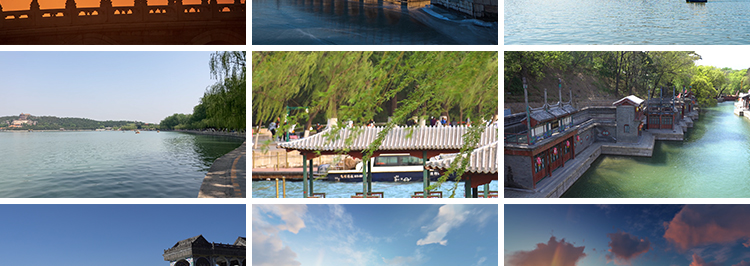 北京颐和园旅游风景点颐和园雪景地标航拍风光实拍剪辑短视频素材