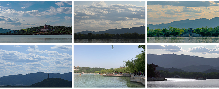北京颐和园旅游风景点颐和园雪景地标航拍风光实拍剪辑短视频素材