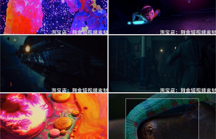 4K自然风景视频电视手机品牌商场演示片超高清素材人文美食测试片