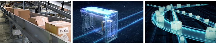 快递包裹分拣物流打包运输仓库仓储物间电商速运送货上门视频素材