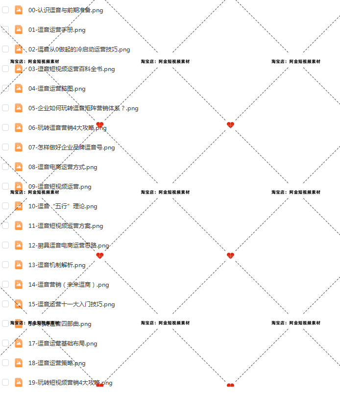 抖音运营思维导图短视频玩法直接间规则起号内容培训教程课程素材