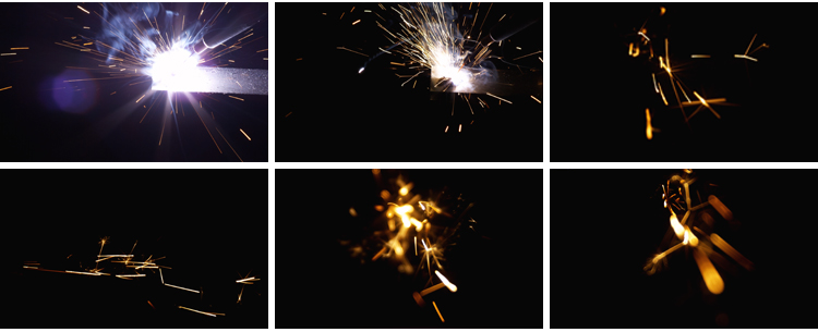 电焊火花火星火花四溅粒子爆炸ae_pr特效mov透明通道后期视频素材