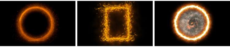 炫酷魔法能量传送门护盾光圈光线粒子特效果合成透明通道视频素材