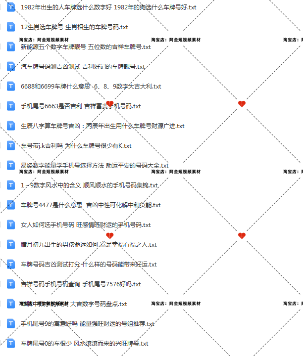 国学玄学号码吉凶知识抖音短视频素材文案语录口播话术脚本直播