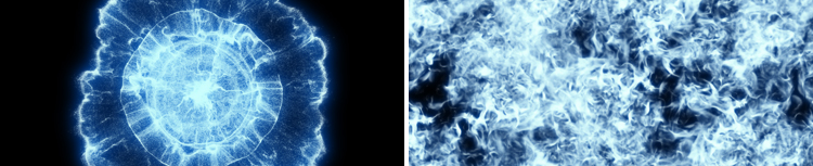 蓝色能量冲击波爆炸粒子动画pr_ae合成特效果MOV透明通道视频素材