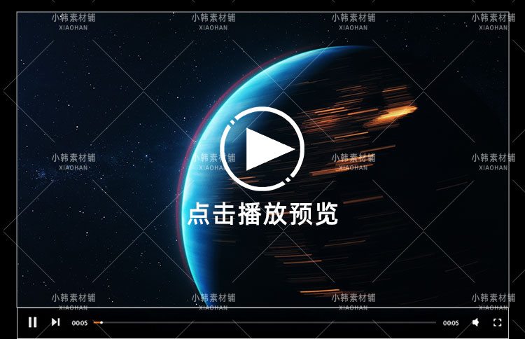 地球旋转 3D动画 科技感星球 mov后期合成特效自媒体视频素材