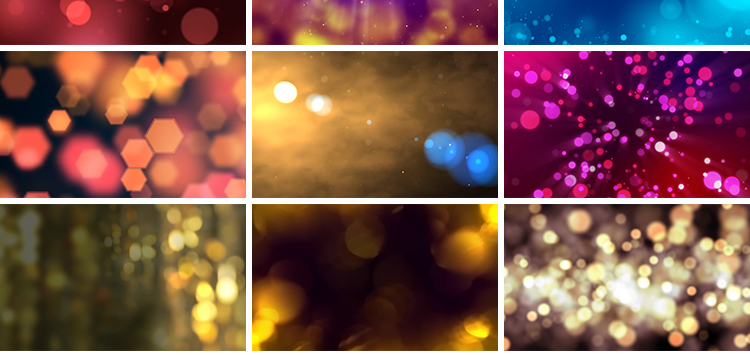 唯美梦幻柔和镜头光晕光斑炫光五彩斑斓舞台背景特效合成视频素材