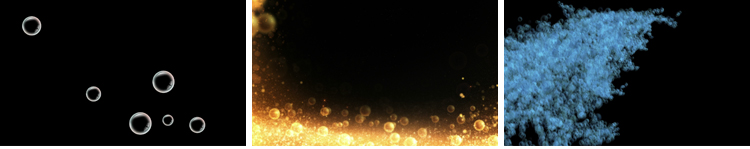 气泡泡小水泡上升水下水底冒泡特效彩色pr_ae透明底通道视频素材