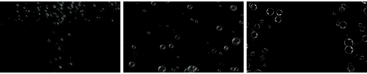 气泡泡小水泡上升水下水底冒泡特效彩色pr_ae透明底通道视频素材