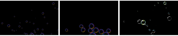 气泡泡小水泡上升水下水底冒泡特效彩色pr_ae透明底通道视频素材