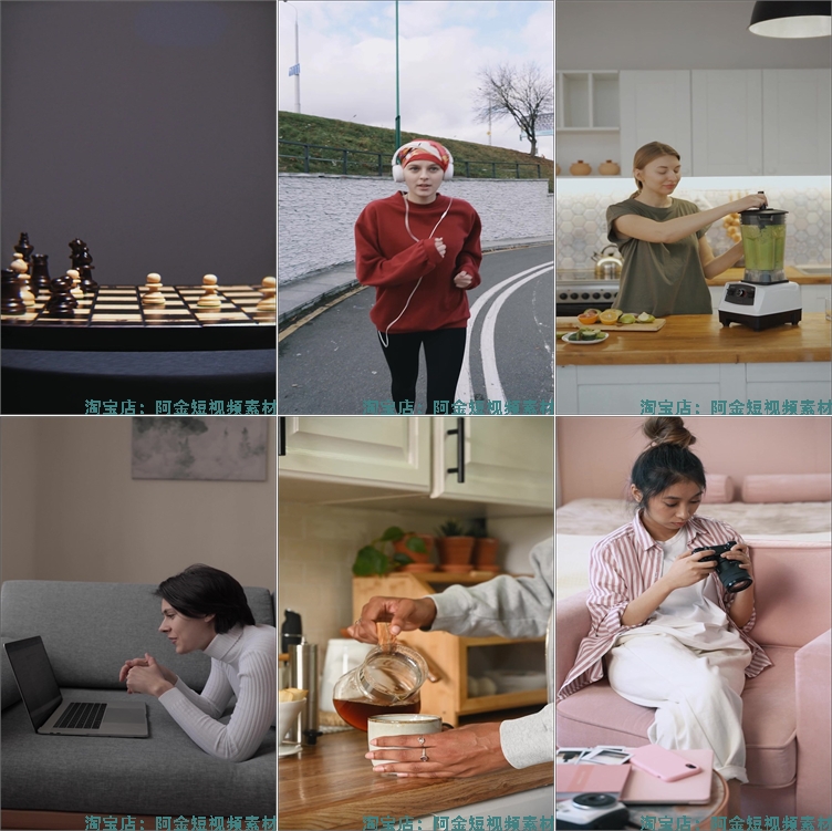 人物日常休闲生活方式vlog记录抖音短视频自媒体高清实拍素材剪辑