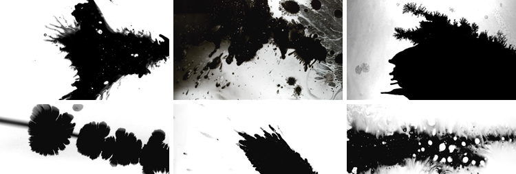 4K水墨滴落晕染墨水中国风墨汁晕开扩散转场墨迹后期合成视频素材