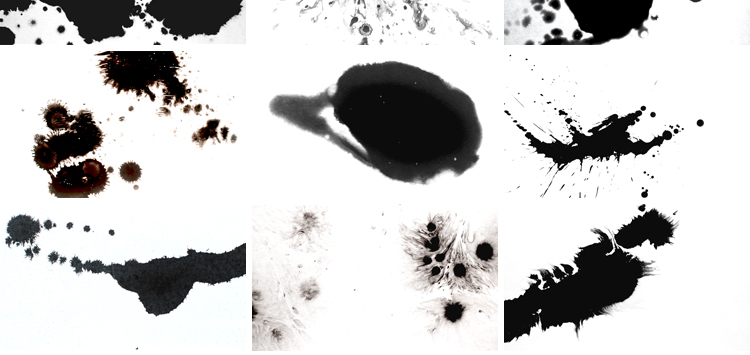 4K水墨滴落晕染墨水中国风墨汁晕开扩散转场墨迹后期合成视频素材