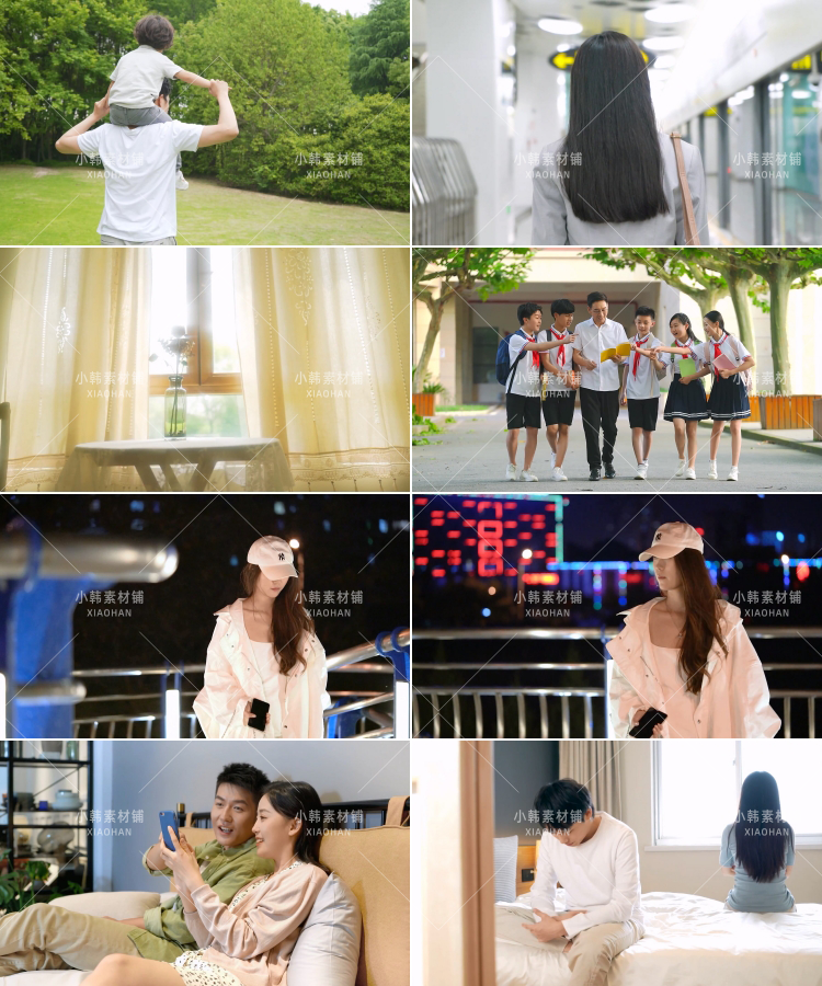 人物视频素材横屏高清无水印工作生活自媒体剪辑MV励志情感短视频