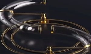 C4D创建玻璃管对接视频素材