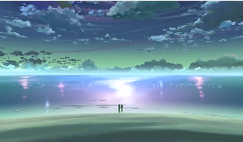 唯美治愈星空日本动漫视频素材