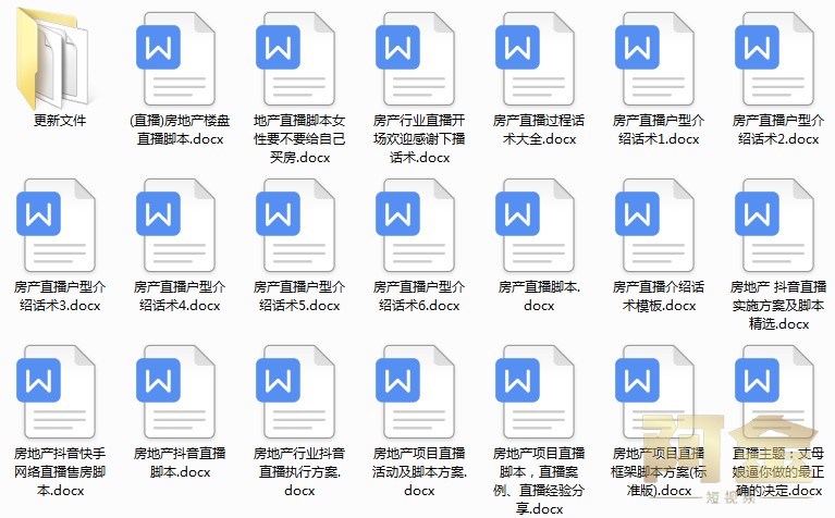 房地产直播话术脚本卖房文案口播房产短视频房屋中介销售范本知识