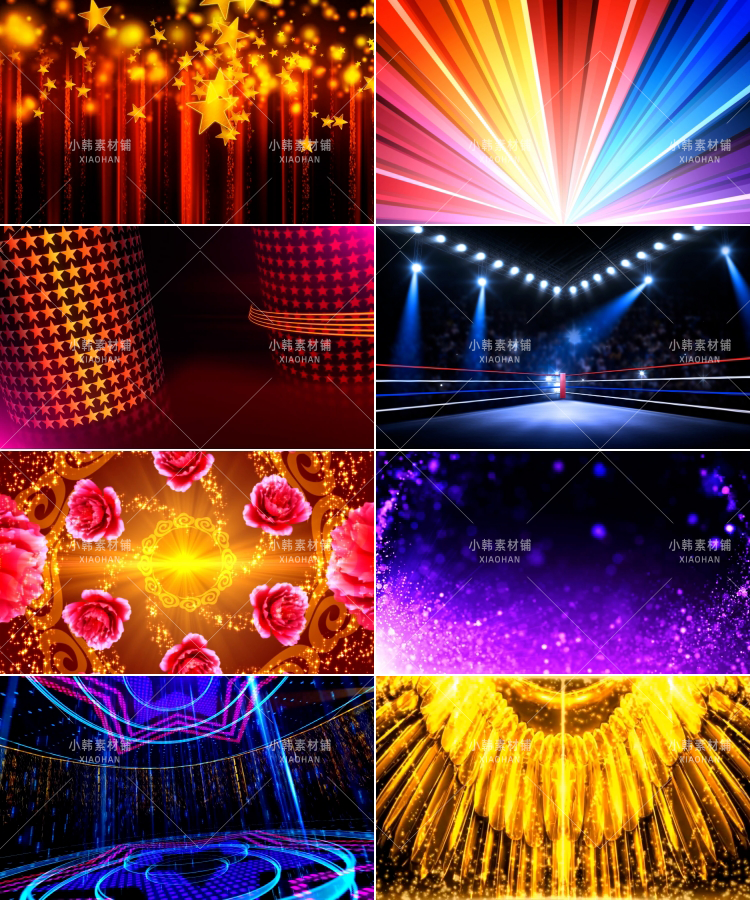 合成背景横版高清抖音自媒体pr剪辑背景特效视频素材