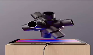 C4D创建胶管点击手机音乐循环视频素材