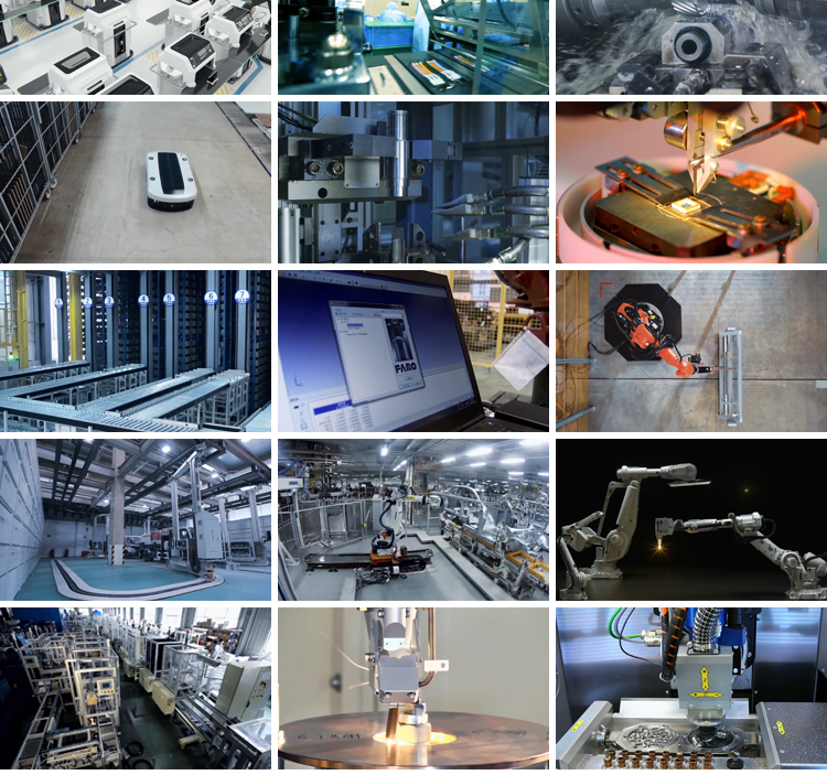 智能生产数控机械自动化现代工业制造机器人工厂车间企业视频素材