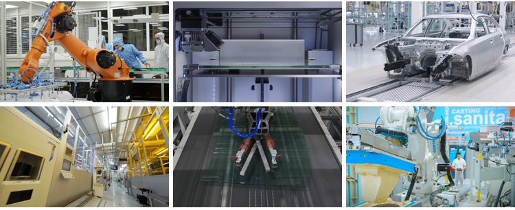 智能生产数控机械自动化现代工业制造机器人工厂车间企业视频素材