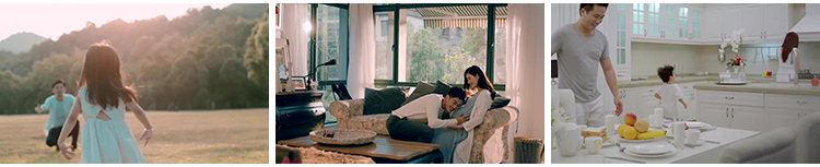 幸福居家生活一家人购物快乐陪伴拥抱和谐家庭美好时光短视频素材