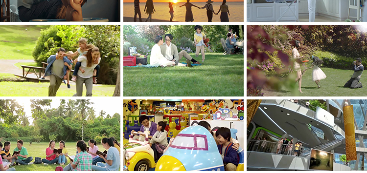 幸福居家生活一家人购物快乐陪伴拥抱和谐家庭美好时光短视频素材