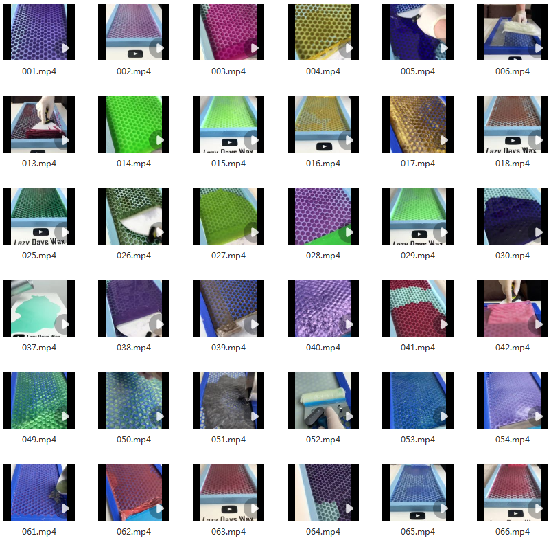 国外刮蜡沉浸式竖屏高清解压视频素材小说推文引流短视频手工