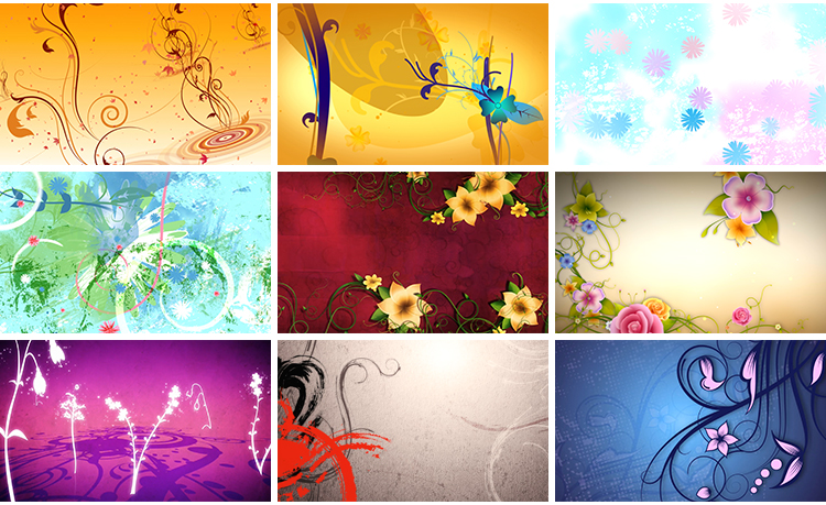 唯美花藤花纹藤蔓生长蔓延婚礼晚会舞台舞蹈LED屏幕背景视频素材