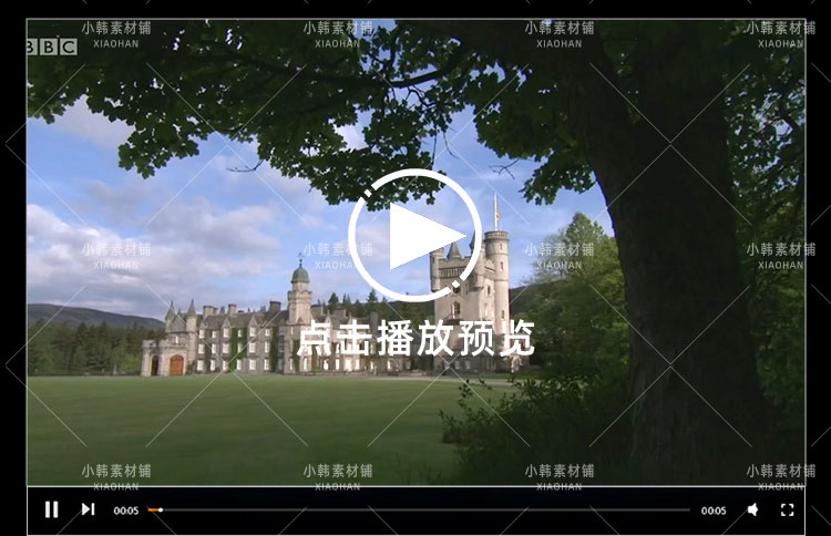 BBC野生动物纪录片高地苏格兰狂野之心中视频自媒体解说视频素材