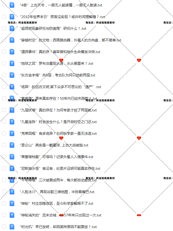 古今中外未解之谜资料灵异奇闻异事科普抖音视频素材文案口播话术