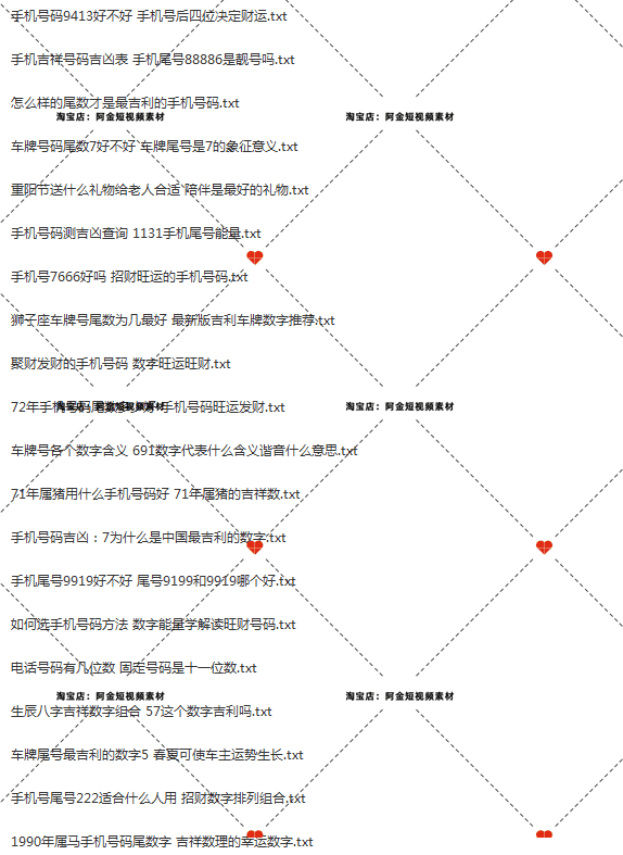 国学玄学号码吉凶知识抖音短视频素材文案语录口播话术脚本直播