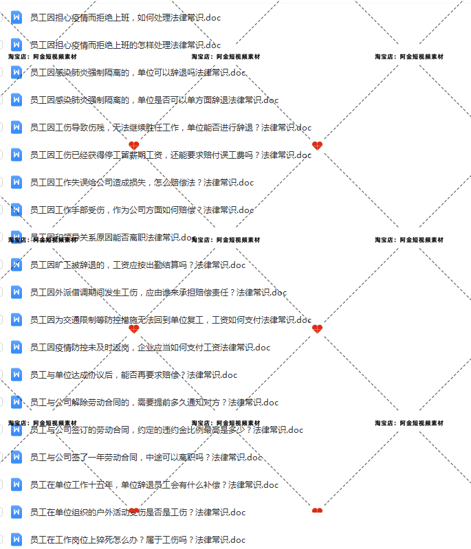 企业公司员工劳动劳务关系合同工作纠纷法律常识知识科普素材文案