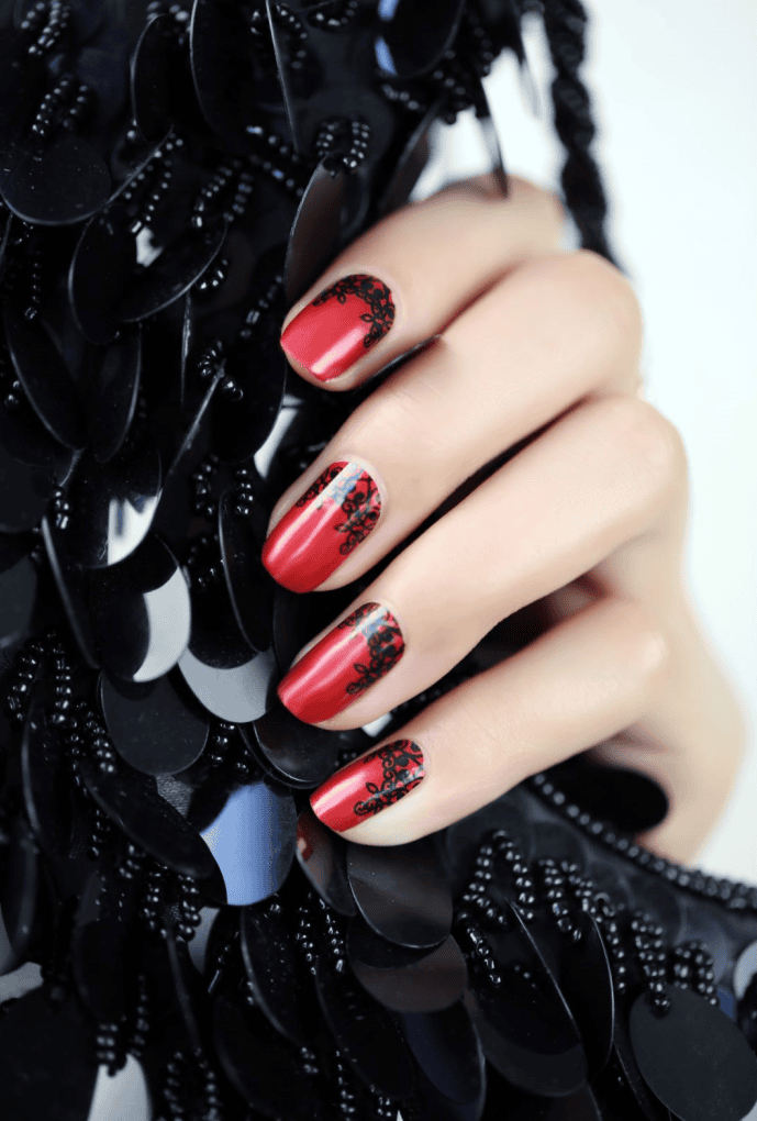 美甲图案图片素材库时尚潮流手指指甲美容美妆设计宣传海报高清