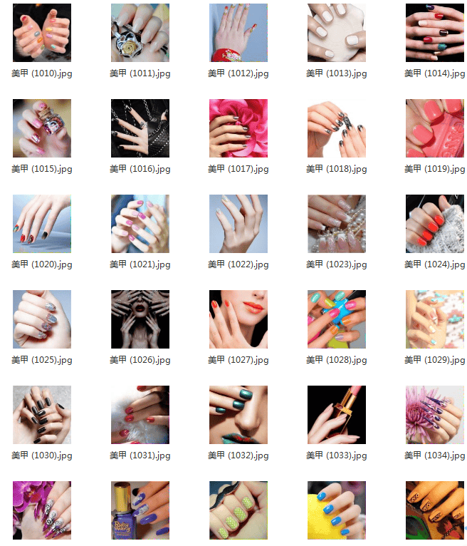 美甲图案图片素材库时尚潮流手指指甲美容美妆设计宣传海报高清