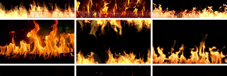 火焰火苗火星火花烈火大火光燃烧GIF动图PPT背景插图动态图片素材