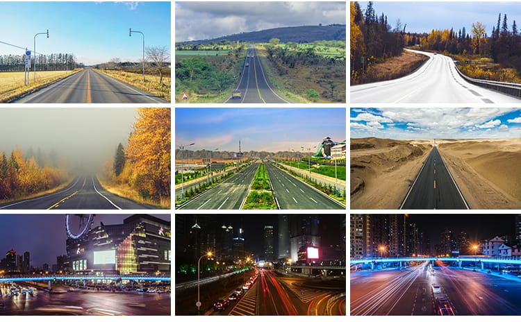 公路道路马路柏油高速公路路面城市夜景街景JPG抖音图片设计素材